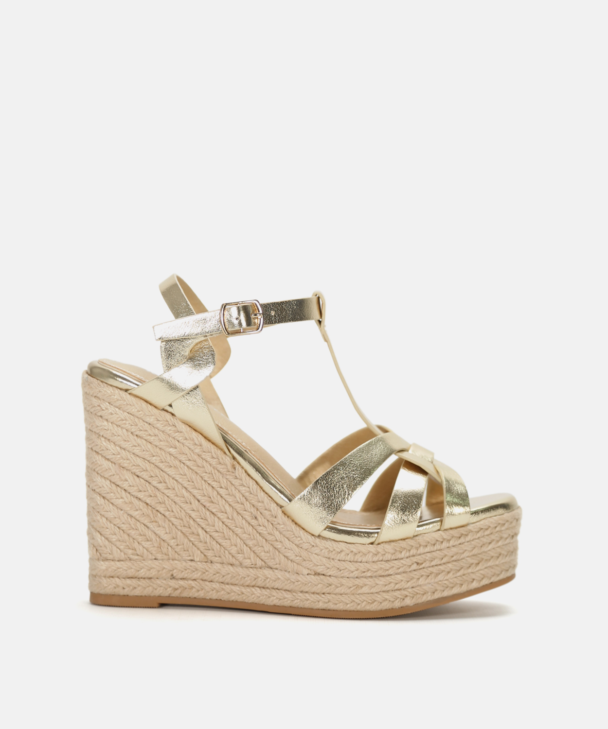 Sand&aacute;lia salto cunha tira em T image number null